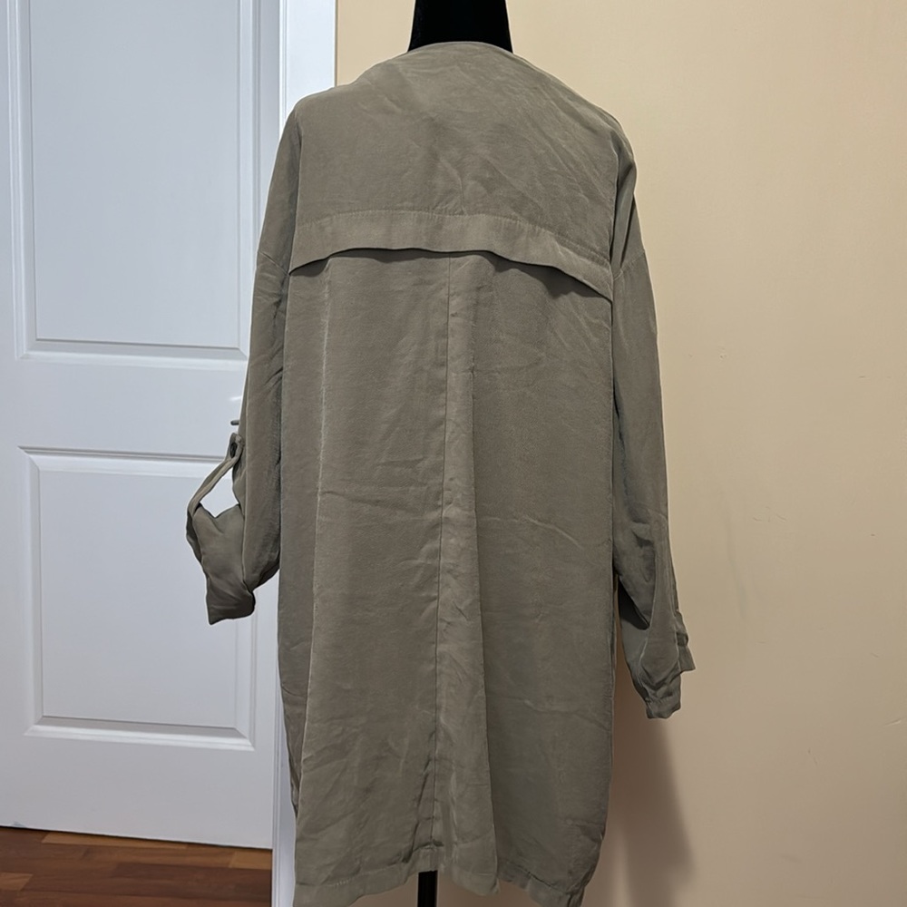 Oversized trench style jacket - One size - Picture 3 of 7